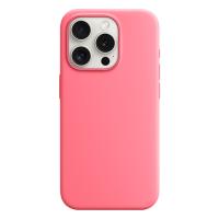 Чехол Silicone Case with MagSafe и Анимация цвета для iPhone 15 Pro 6.1", розовый (12) фото