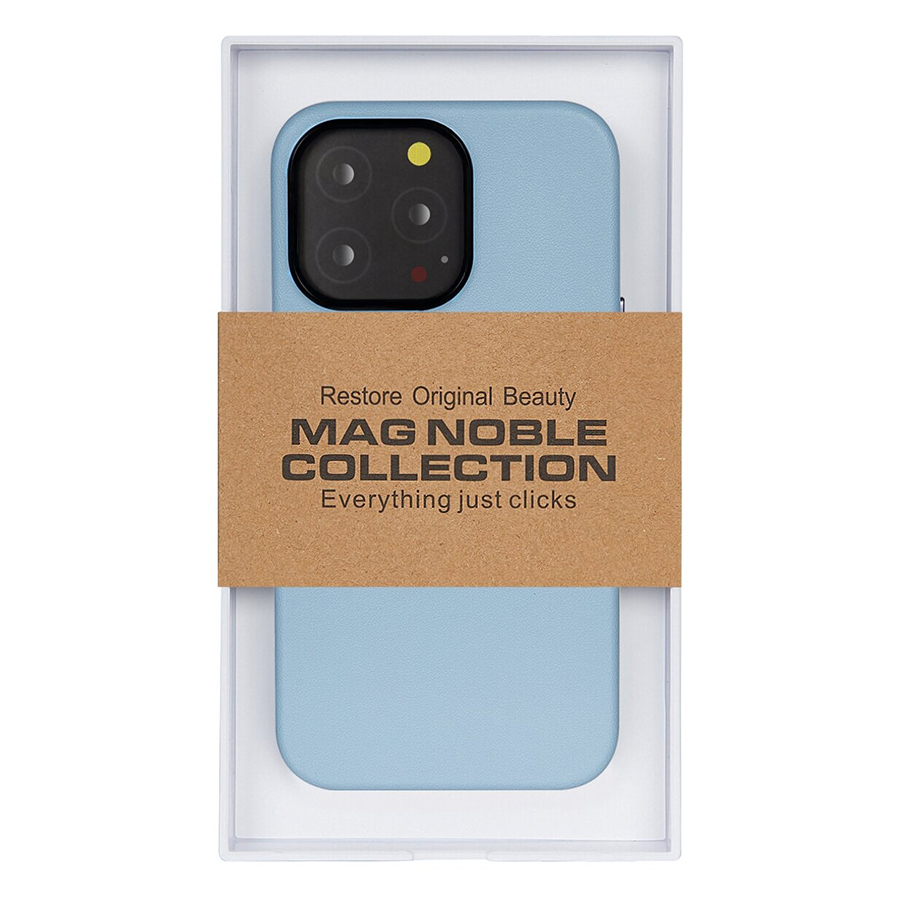 Чехол Leather Case with MagSafe KZDOO Mag Noble Collection для iPhone 15 Pro 6.1", синий (1) фото