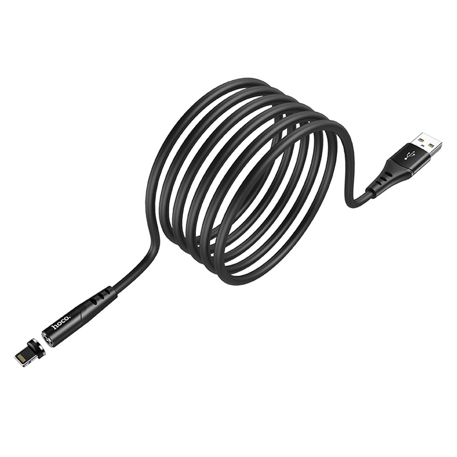 Кабель USB HOCO X60 Honorific USB - Lightning магнитный, 2А, 1 м, черный фото