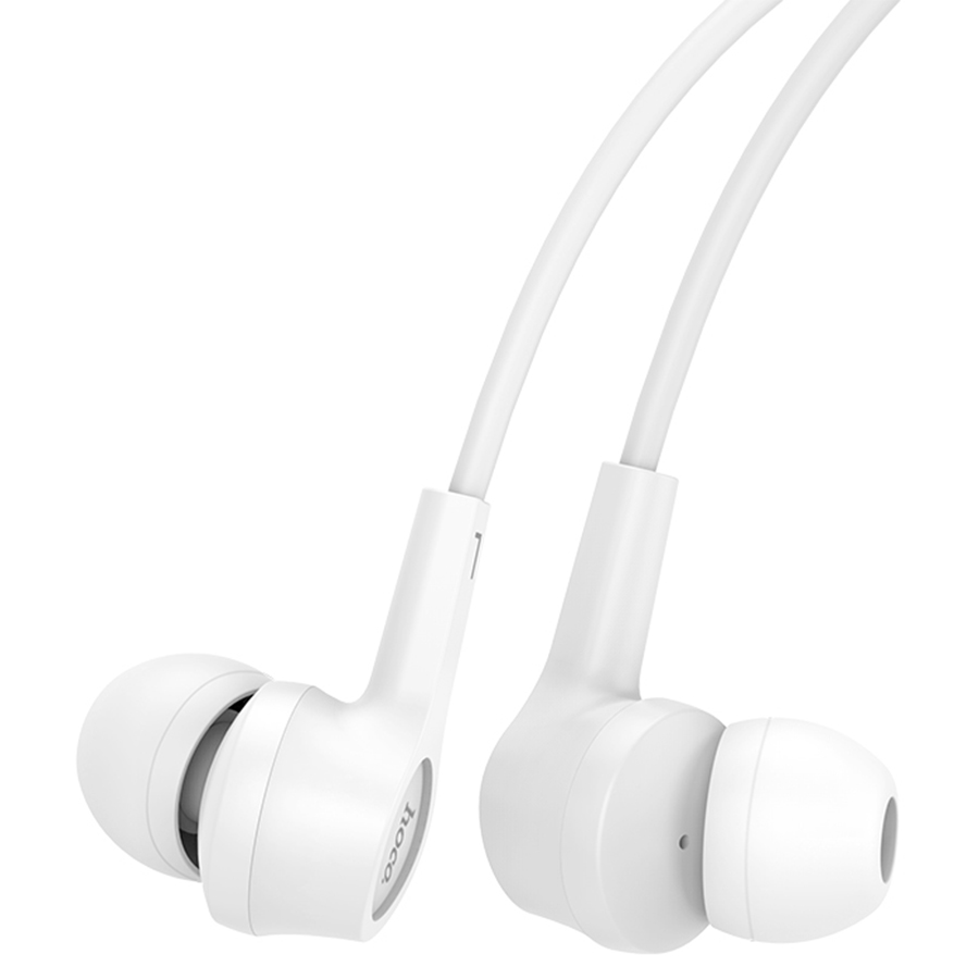 Проводные наушники HOCO M50 Daintiness, Jack 3.5mm, 1.2 м, белый фото