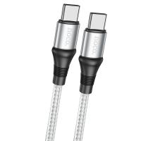 Кабель USB-C HOCO X50 Exquisito Type-C - Type-C, 5A, 2 м, серый фото