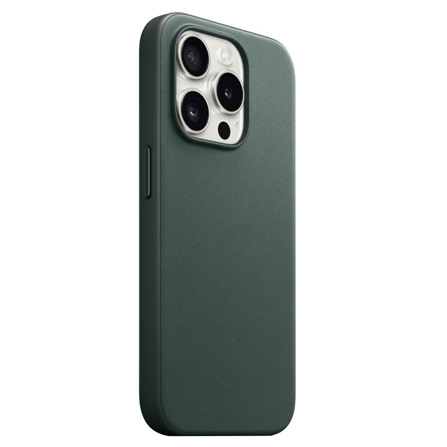 Чехол Finewoven Case With MagSafe и Анимация цвета для iPhone 15 Pro 6.1", Вечнозеленый Evergreen (4) фото