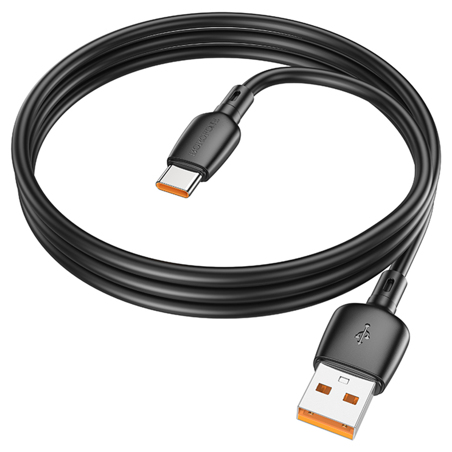 Кабель USB BOROFONE BX93 Super power USB - Type-C, 6A, 100W, 1 м, черный оптом недорого с доставкой Кабель USB BOROFONE BX93 Super power USB - Type-C, 6A, 100W, 1 м, черный фото