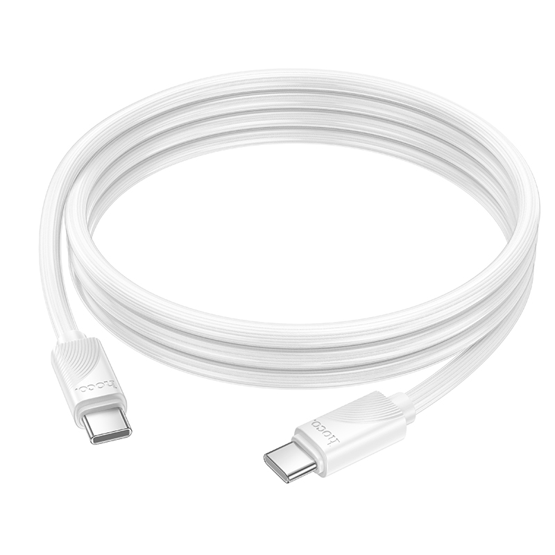 Кабель USB-C HOCO X114 Energy Type-C - Type-C, 3A, 60W, 1 м, белый фото
