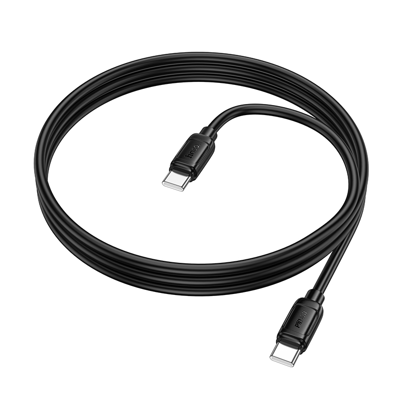 Кабель USB-C HOCO X115 Surpass Type-C - Type-C, 3A, 60W, 1 м, черный фото