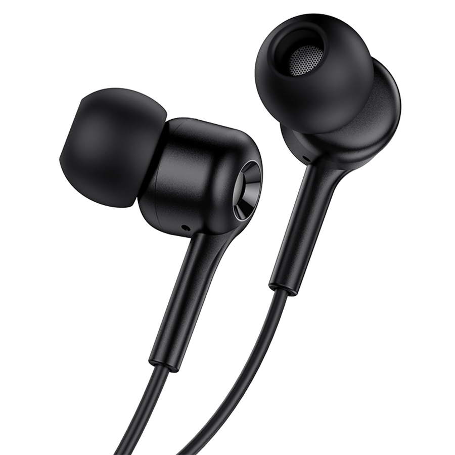 Проводные наушники HOCO M82 La musique, Jack 3.5mm, 1.2 м, черный фото