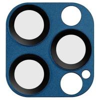 Защитное стекло на заднюю камеру COTEetCI Lens Film для iPhone 12 Pro 6.1", темно-синий фото