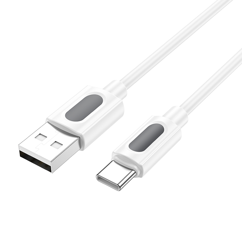 Кабель USB BOROFONE BX114 Structure USB - Type-C, 3A, 1 м, белый фото