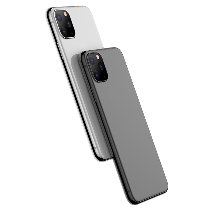 Защитное стекло на заднюю камеру HOCO A18 для iPhone 11 Pro/11 Pro Max, серебристый фото