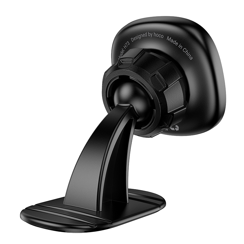 Автомобильный держатель HOCO H73 Crown, магнитный, на приборную панель, черный+серый металлик фото
