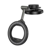 Автомобильный держатель HOCO H77 View, магнитный, на приборную панель, черный+серый металлик фото