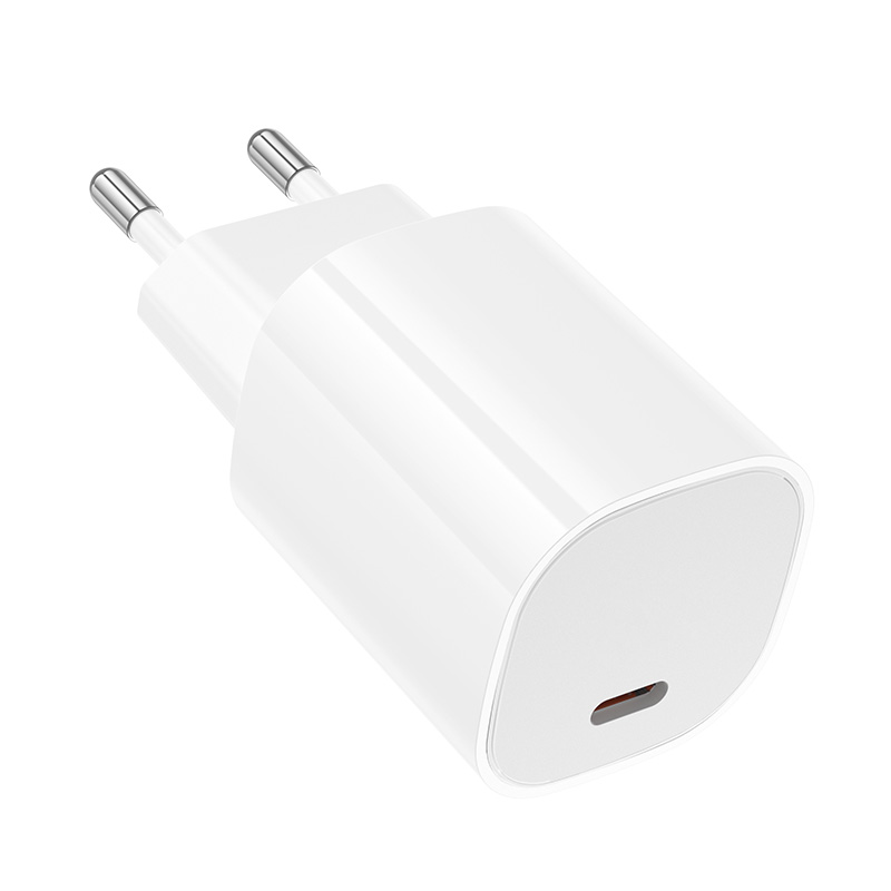Сетевое зарядное устройство BOROFONE BA103A Pudding 1xUSB-C, 20W, белый фото