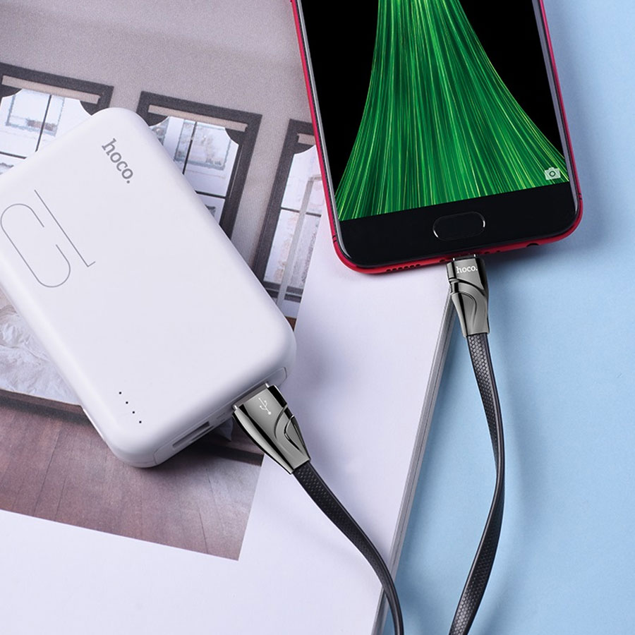 Кабель USB HOCO U57 Twisting USB - MicroUSB, 2.4А, 1.2 м, черный оптом недорого с доставкой Кабель USB HOCO U57 Twisting USB - MicroUSB, 2.4А, 1.2 м, черный фото