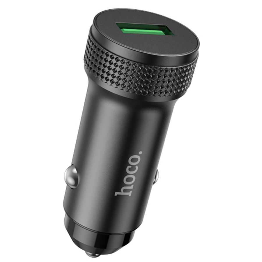 Автомобильное зарядное устройство HOCO Z49A Level, 1xUSB, 18W, черный фото