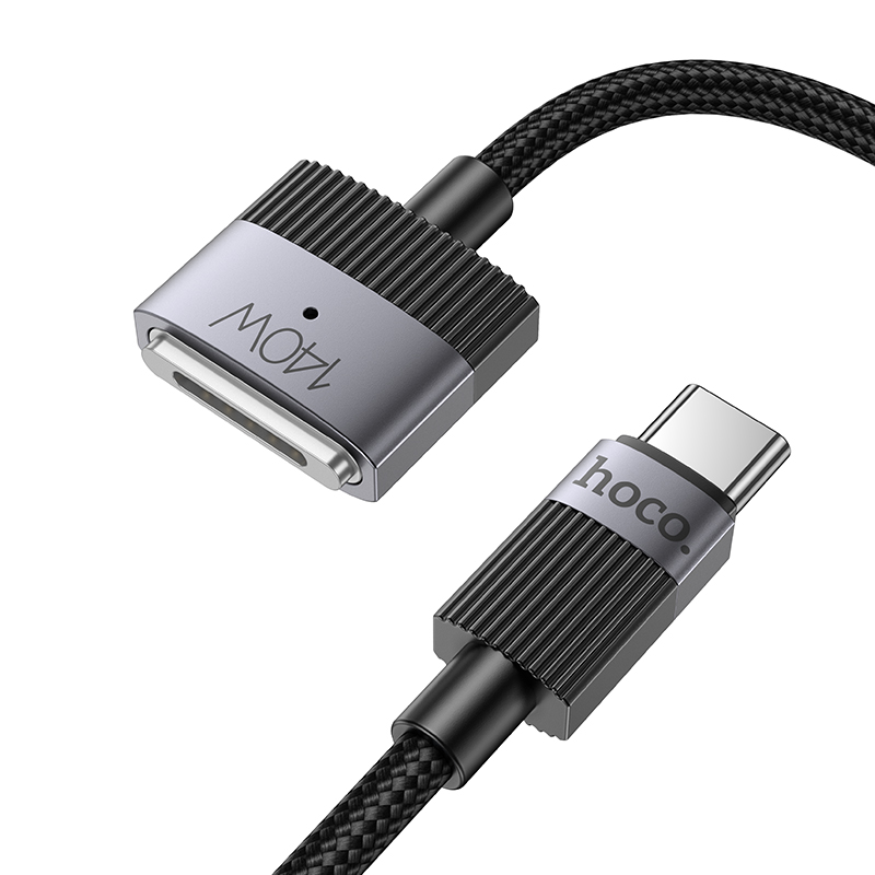 Кабель USB-C HOCO U141 Magnetic Type-C - MagSafe 3, 5A, 140W, 1.8 м, черный фото