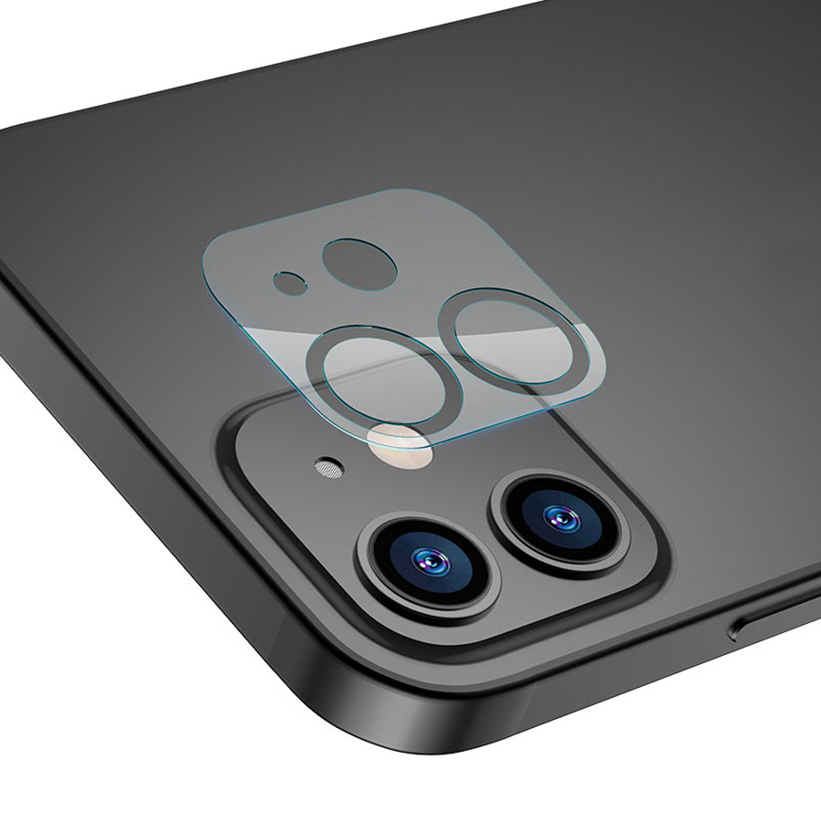 Защитная пленка на заднюю камеру HOCO V11 для iPhone 12 6.1", прозрачный фото