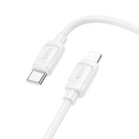 Кабель USB-C HOCO X115 Surpass Type-C - Lightning, 27W, 1 м, белый фото