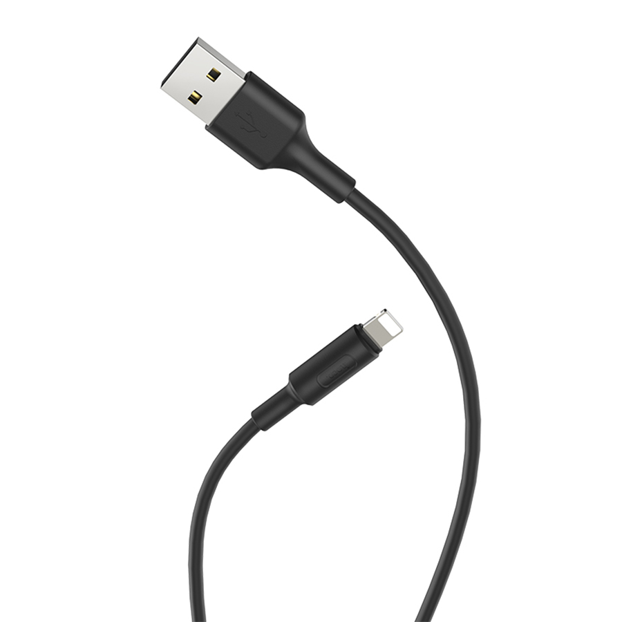 Кабель USB HOCO X25 Soarer USB - Lightning, 2А, 1 м, черный фото