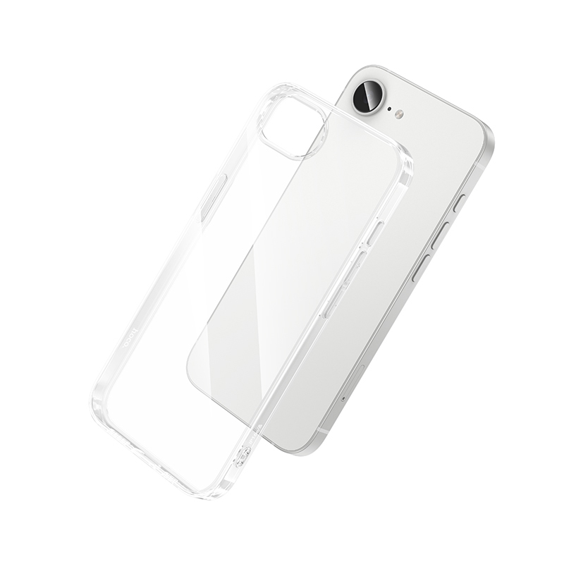 Чехол HOCO TPU Light Series для iPhone 16e (6.1"), прозрачный фото