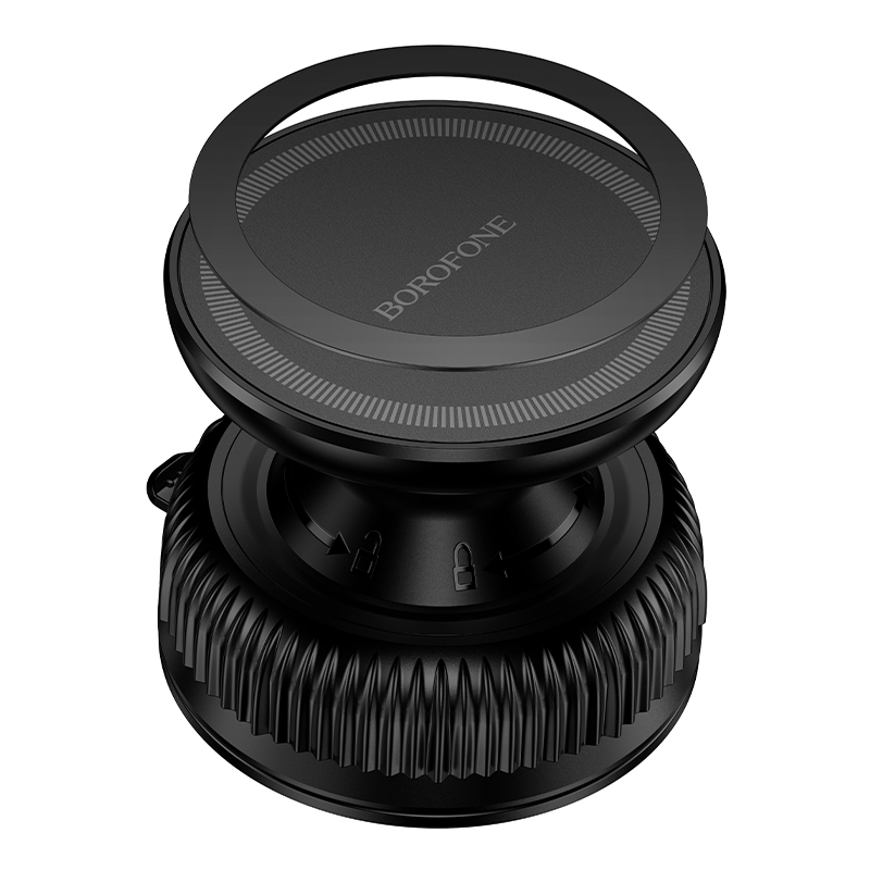 Автомобильный держатель BOROFONE BH139 Rider, магнитный, на приборная панель/лобовое стекло, черный фото
