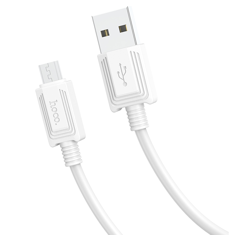 Кабель USB HOCO X73 USB - MicroUSB, 2.4А, 1 м, белый фото