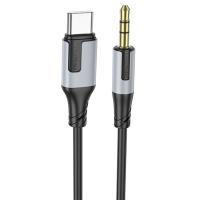 Аудиокабель BOROFONE BL19 Creator AUX Jack 3,5 (m) - Type-C (m), 1 м, черный фото