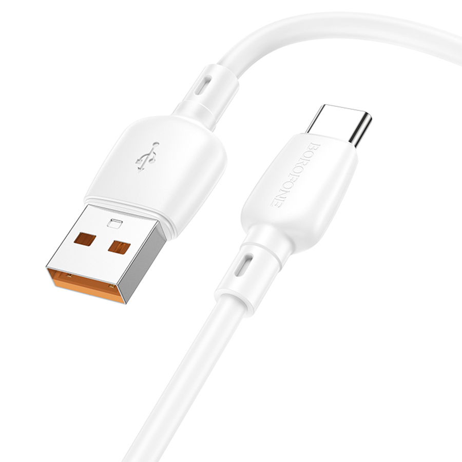 Кабель USB BOROFONE BX93 Super power USB - Type-C, 6A, 100W, 1 м, белый оптом недорого с доставкой Кабель USB BOROFONE BX93 Super power USB - Type-C, 6A, 100W, 1 м, белый фото