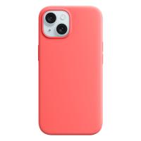 Чехол Silicone Case with MagSafe и Анимация цвета для iPhone 15 6.1", Гуава Guava (8) фото
