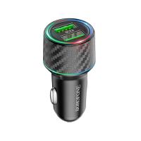 Автомобильное зарядное устройство BOROFONE BZ21A Brilliant, 2xUSB, 36W, черный фото
