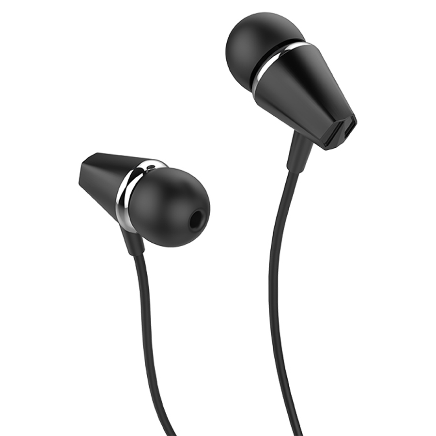 Проводные наушники HOCO M34 Honor, Jack 3.5mm, 1.2 м, черный фото
