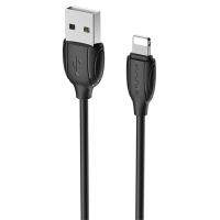 Кабель USB BOROFONE BX19 Benefit USB - Lightning, 1.3А, 1 м, черный фото
