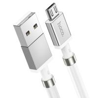 Кабель USB HOCO U91 Magic USB - MicroUSB, 2.4А, 1 м, белый оптом недорого с доставкой Кабель USB HOCO U91 Magic USB - MicroUSB, 2.4А, 1 м, белый фото