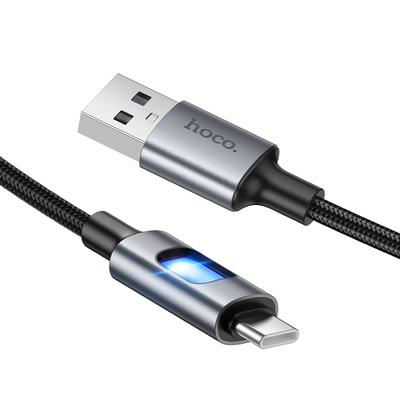 Кабель USB HOCO U144 Charging USB - Type-C, 3A, 1.2 м, черный фото