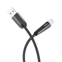 Кабель USB HOCO U35 Space shuttle USB - Type-C, 2.4А, 1.2 м, черный оптом недорого с доставкой Кабель USB HOCO U35 Space shuttle USB - Type-C, 2.4А, 1.2 м, черный фото