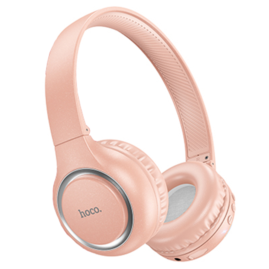 Беспроводные наушники накладные HOCO W41 Charm, Bluetooth, розовый фото