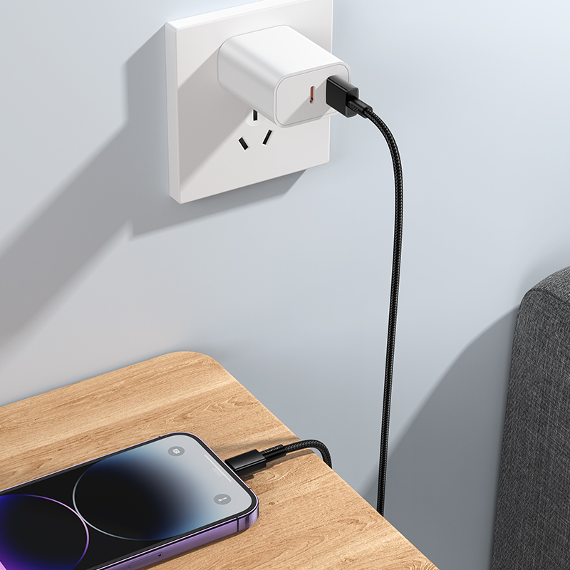 Кабель USB HOCO X119 Energy USB - Lightning, 2.4А, 1 м, черный фото