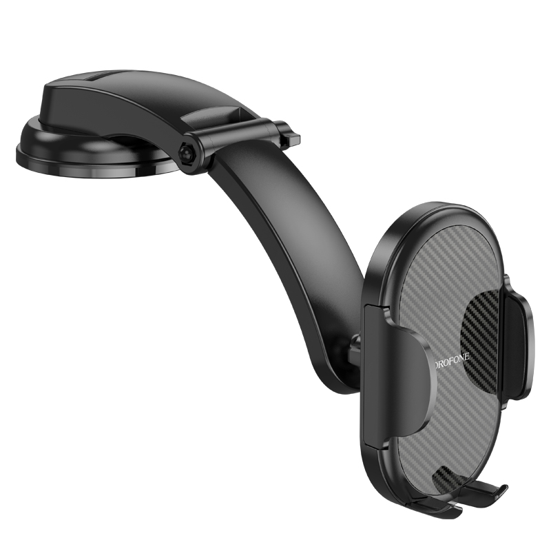 Автомобильный держатель BOROFONE BH73 Charm, зажимной, на приборная панель/лобовое стекло, черный фото