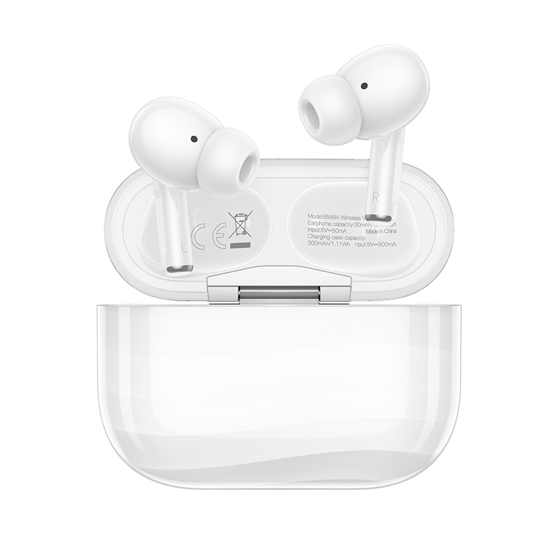 Беспроводные наушники TWS BOROFONE BW84 Dream, Bluetooth 5.4, белый оптом недорого с доставкой Беспроводные наушники TWS BOROFONE BW84 Dream, Bluetooth 5.4, белый фото
