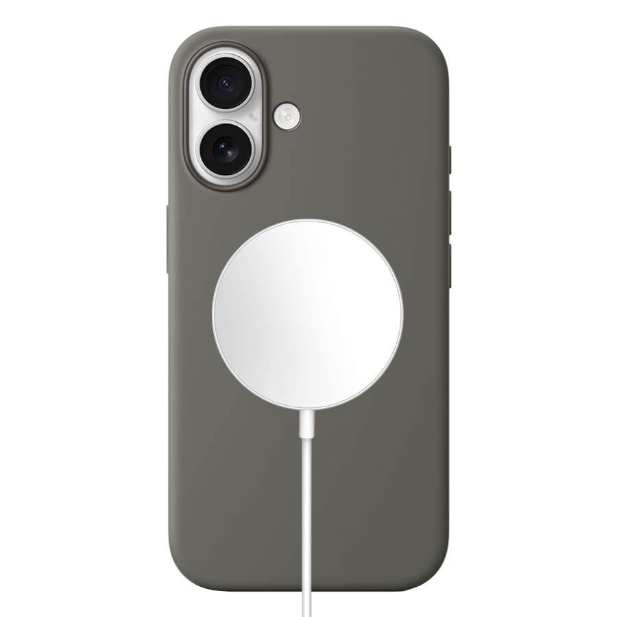 Чехол Silicone Case with MagSafe и Анимация цвета для iPhone 16 (6.1"), Глина Clay (2) фото