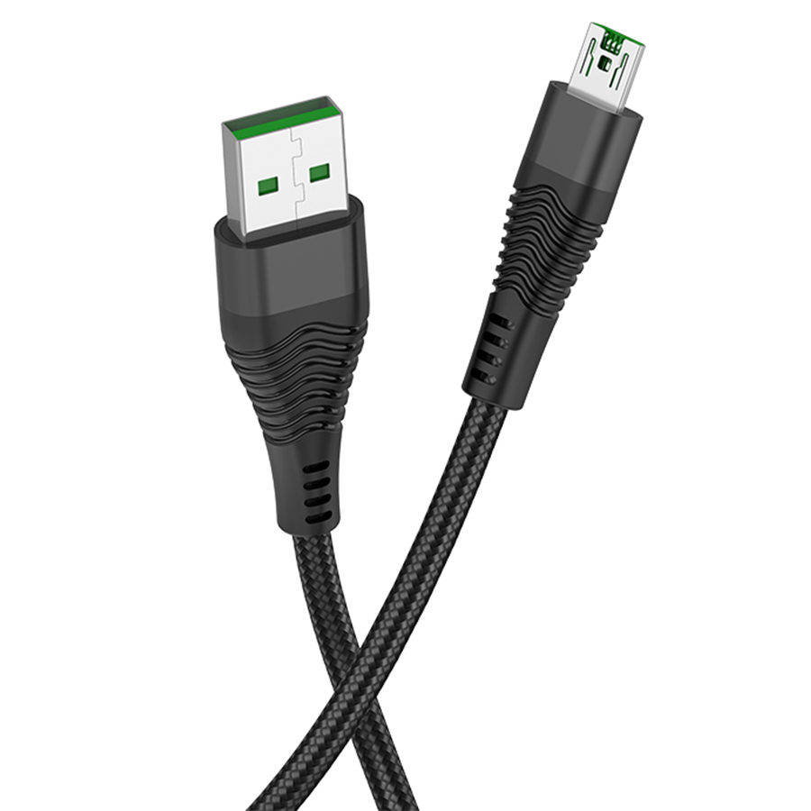 Кабель USB HOCO U53 4A Flash USB - MicroUSB, 4А, 1.2 м, черный оптом недорого с доставкой Кабель USB HOCO U53 4A Flash USB - MicroUSB, 4А, 1.2 м, черный фото