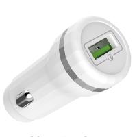 Автомобильное зарядное устройство HOCO Z27A Staunch, 1xUSB, 1.5-3.0A, 18W, белый фото