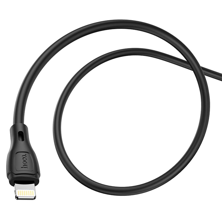Кабель USB HOCO X61 Ultimate USB - Lightning, 2.4А, 1 м, черный фото