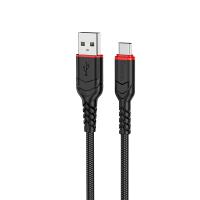 Кабель USB HOCO X59 Victory USB - Type-C, 3A, 3 м, черный фото