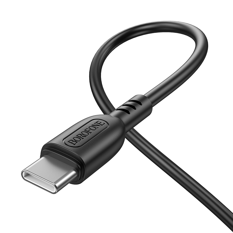 Кабель USB BOROFONE BX91 Symbol USB - Type-C, 3A, 1 м, черный фото