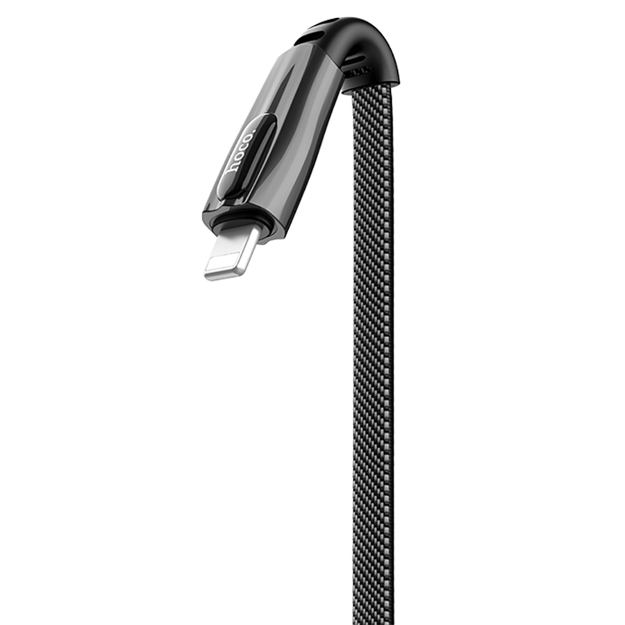 Кабель USB HOCO U70 Splendor USB - Lightning, 2.4А, 1.2 м, темно-серый оптом недорого с доставкой Кабель USB HOCO U70 Splendor USB - Lightning, 2.4А, 1.2 м, темно-серый фото