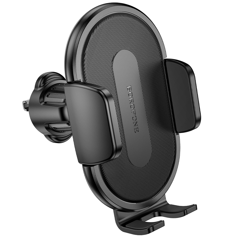 Автомобильный держатель BOROFONE BH133 Rio, зажимной, на воздуховод, черный фото