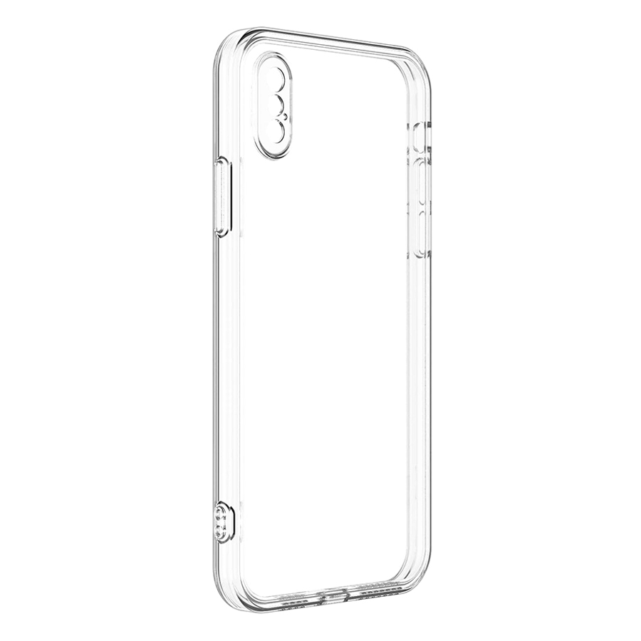 Чехол Clear Case силиконовый с защитой камеры для iPhone XS Max, прозрачный фото