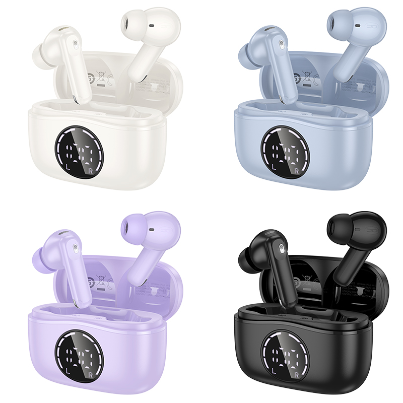 Беспроводные наушники TWS HOCO EQ22 Singer, Bluetooth 5.4, синий фото