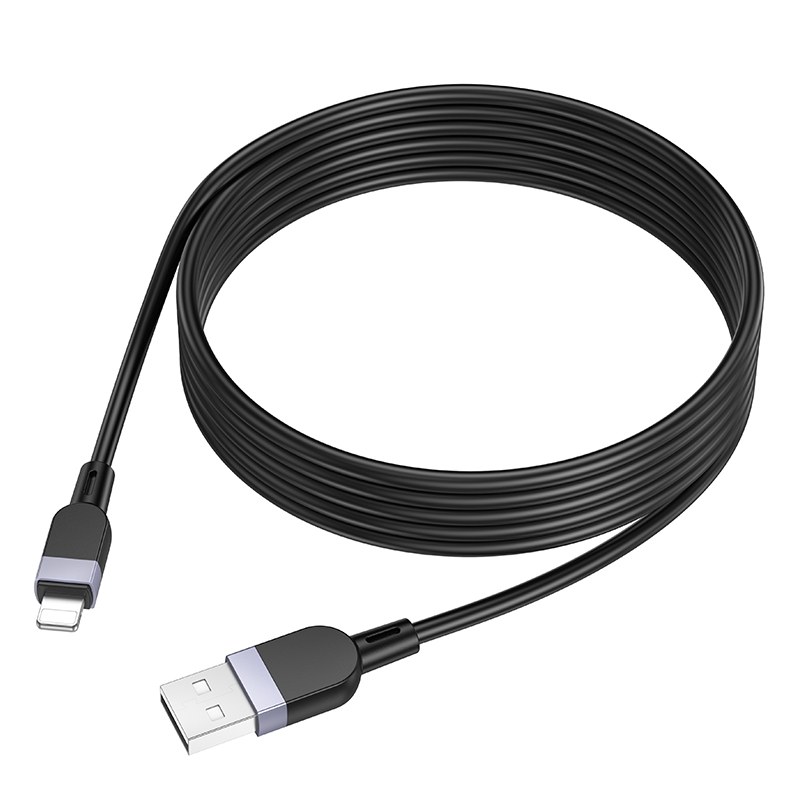 Кабель USB HOCO X109 Energy  USB - Lightning, 2.4А, 2 м, черный фото