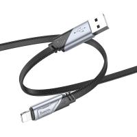 Кабель USB HOCO U119 Machine USB - Lightning, 2.4А, 1.2 м, черный фото